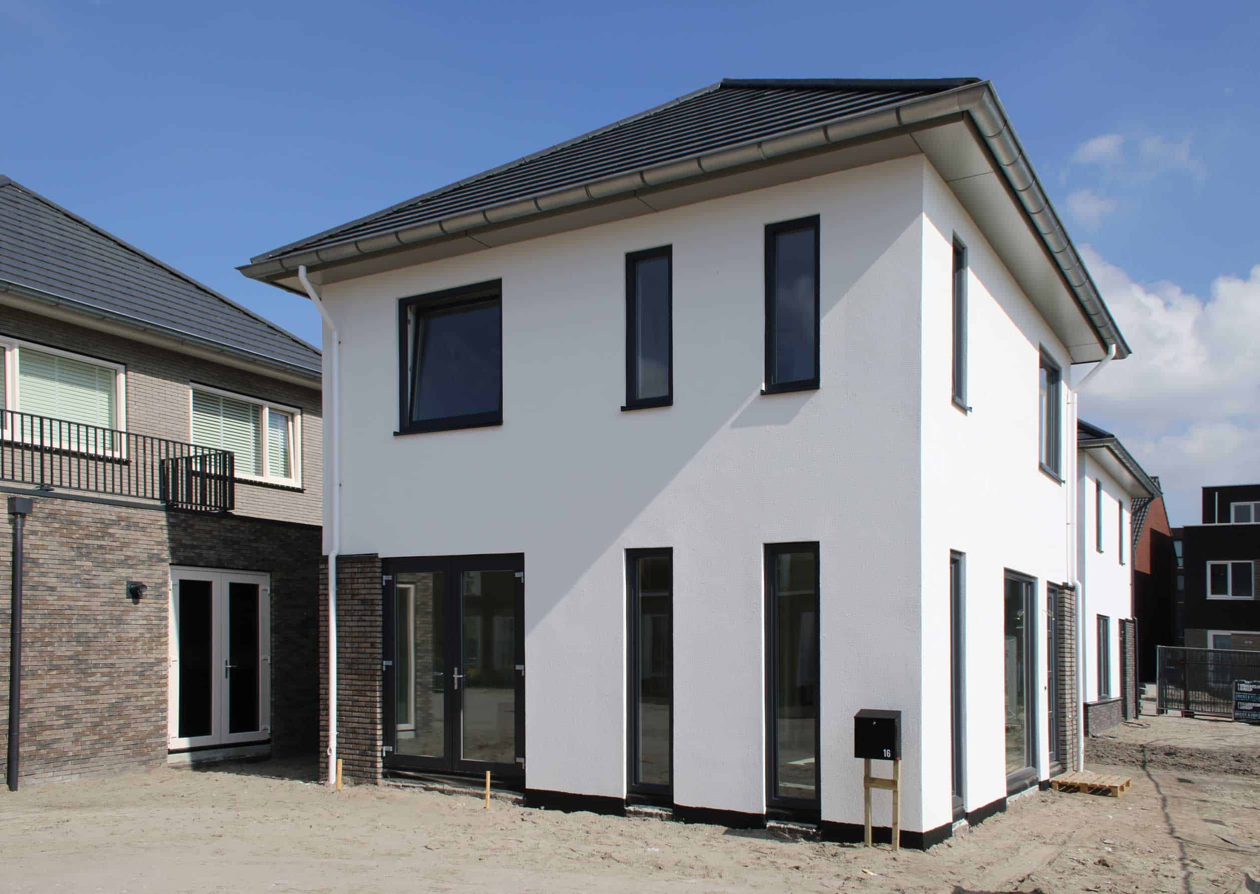 Vier vrijstaande woningen Almere Nobelhorst | Olof Architects